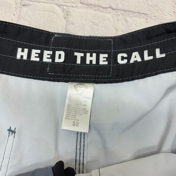 Howler Brothers Men Swimwear Swim Trunks Board Shorts Size 32 Gray D004 -9 - Picture 8 of 16